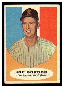 1961 Topps Joe Gordon #224 Kansas City Athletics