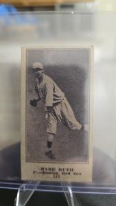 1915 M101-5 Babe Ruth Sporting News Card