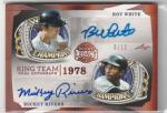 2024 Leaf Bronx Legacy Roy White Mickey Rivers Dual Auto