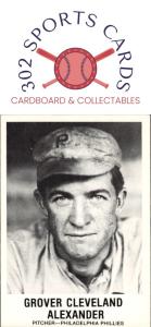 1983 TCMA Grover Cleveland Alexander Sports Card