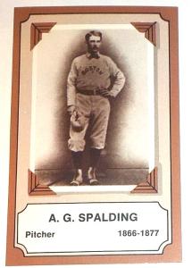 1975 Fleer Baseball Insert #4 A.G. Spalding