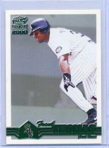 Frank Thomas 2000 Pacific Paramount Emerald Green Card