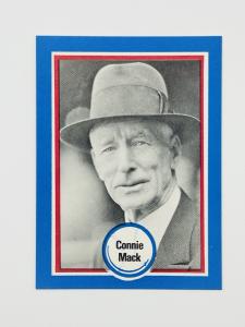 1976 Connie Mack Shakey's Pizza Hall of Fame Card