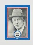 1976 Connie Mack Shakey's Pizza Hall of Fame Card
