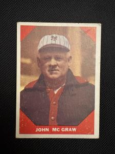 1960 Fleer Baseball Greats John McGraw Card