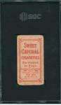 1910 T206 Walter Johnson Sweet Caporal Card