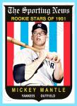 Mickey Mantle Custom Art Card - Yankees Rookie
