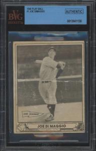 1940 Play Ball Joe DiMaggio Baseball Card
