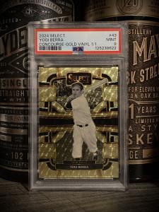 Yogi Berra 2024 Select Gold Vinyl PSA 9