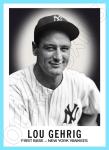 Lou Gehrig Custom Art Card - 1960 Leaf Style