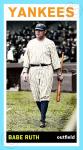 Babe Ruth 1964 Tall Boy Art Card Yankees