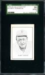 Wilbert Robinson 1950 Callahan Baseball Card SGC 2