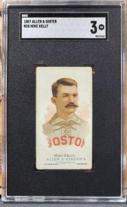 1887 King Kelly N28 Allen & Ginter Card