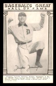 1948 W464 Hughie Jennings Baseball Card #53 Tigers