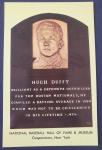 Hugh Duffy Cooperstown Hall of Fame Plaque Postcard