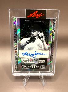 2025 Leaf Sports Heroes Reggie Jackson Auto /35