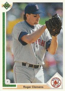1991 Upper Deck Roger Clemens Boston Red Sox Card