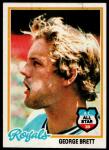 1978 Topps George Brett Royals Baseball Card