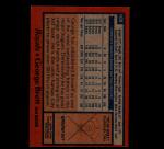 1978 Topps George Brett Royals Baseball Card