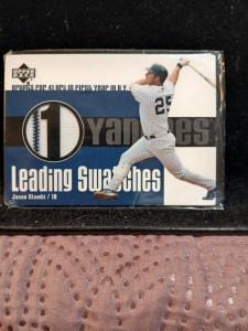 2003 Upper Deck Jason Giambi Leading Swatches Card
