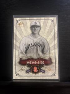 2006 SP Legendary Cuts George Sisler #185