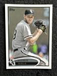 Chris Sale 2012 Topps Baseball Card #149