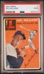 Ted Williams 1954 Topps Baseball Card #1