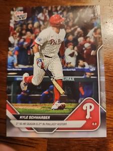 2025 Topps Now Kyle Schwarber #682 50-HR Season