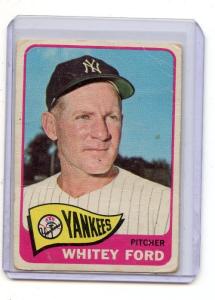 1965 Topps Whitey Ford Yankees Card #330