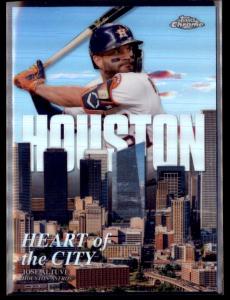 2022 Topps Chrome Altuve Heart of the City Refractor