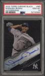 2020 Topps Chrome Black Mariano Rivera Autograph PSA 10