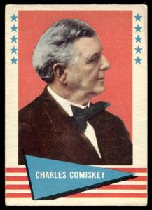 1961 Fleer Baseball Charles Comiskey Card #18