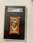 Eddie Collins T205 Baseball Card SGC Graded 1
