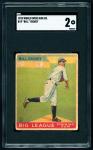1933 V353 Bill Dickey Rookie Card SGC 2