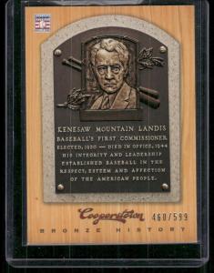 Kenesaw Landis 2012 Panini Cooperstown #52 Bronze