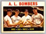 1964 Topps Roger Maris, Mantle & Kaline Card