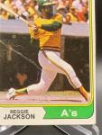 1974 Topps Reggie Jackson HOF #130 Baseball Card