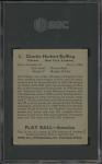 1939 Play Ball Red Ruffing SGC 3.5 Yankees