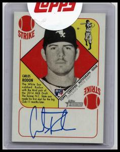 Carlos Rodon 2015 Topps Heritage Auto #/250