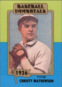 1980-87 SSPC HOF BB Immortals Card Set