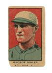 1921 George Sisler St. Louis Browns Hand Cut Card
