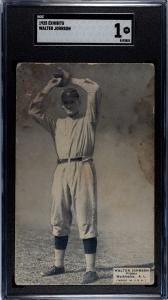 Walter Johnson 1925 Exhibits Baseball Card HOF
