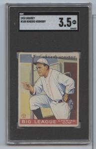 1933 Goudey Rogers Hornsby #188 Card SGC 3.5
