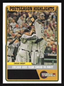 2005 Topps Chicago White Sox Postseason Highlights Card