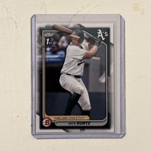 Nick Kurtz 2024 Bowman Draft #BD-56 Athletics Card