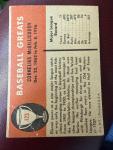 1961 Fleer Connie Mack Baseball Card #123