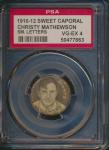 Christy Mathewson 1910-12 Sweet Caporal Baseball Pin