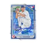 Trey Yesavage Autographed 1st Bowman Card