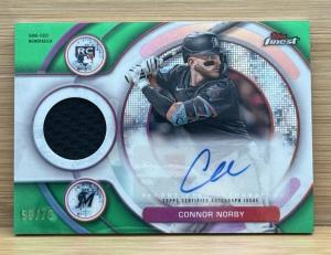 2025 Topps Finest Connor Norby Rookie Auto /75