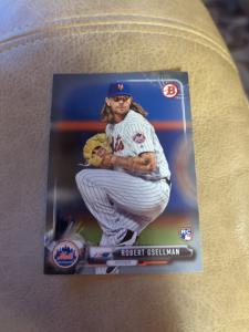 Robert Gsellman 2017 Bowman Mets Rookie Card
